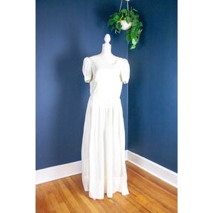 Vintage Hand Made White Dress